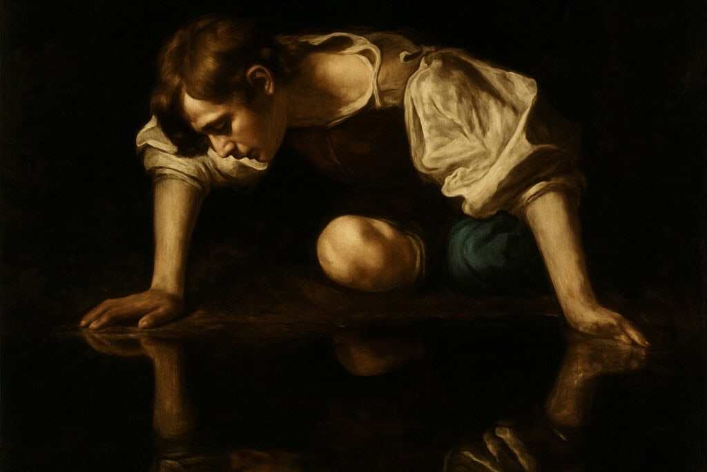 découvrez l'analyse approfondie et les secrets fascinants du chef-d'œuvre baroque "narcisse" de caravage, une œuvre emblématique du xviie siècle.